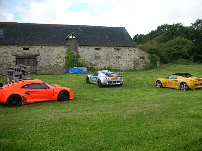 Bugatti cars at  gite
